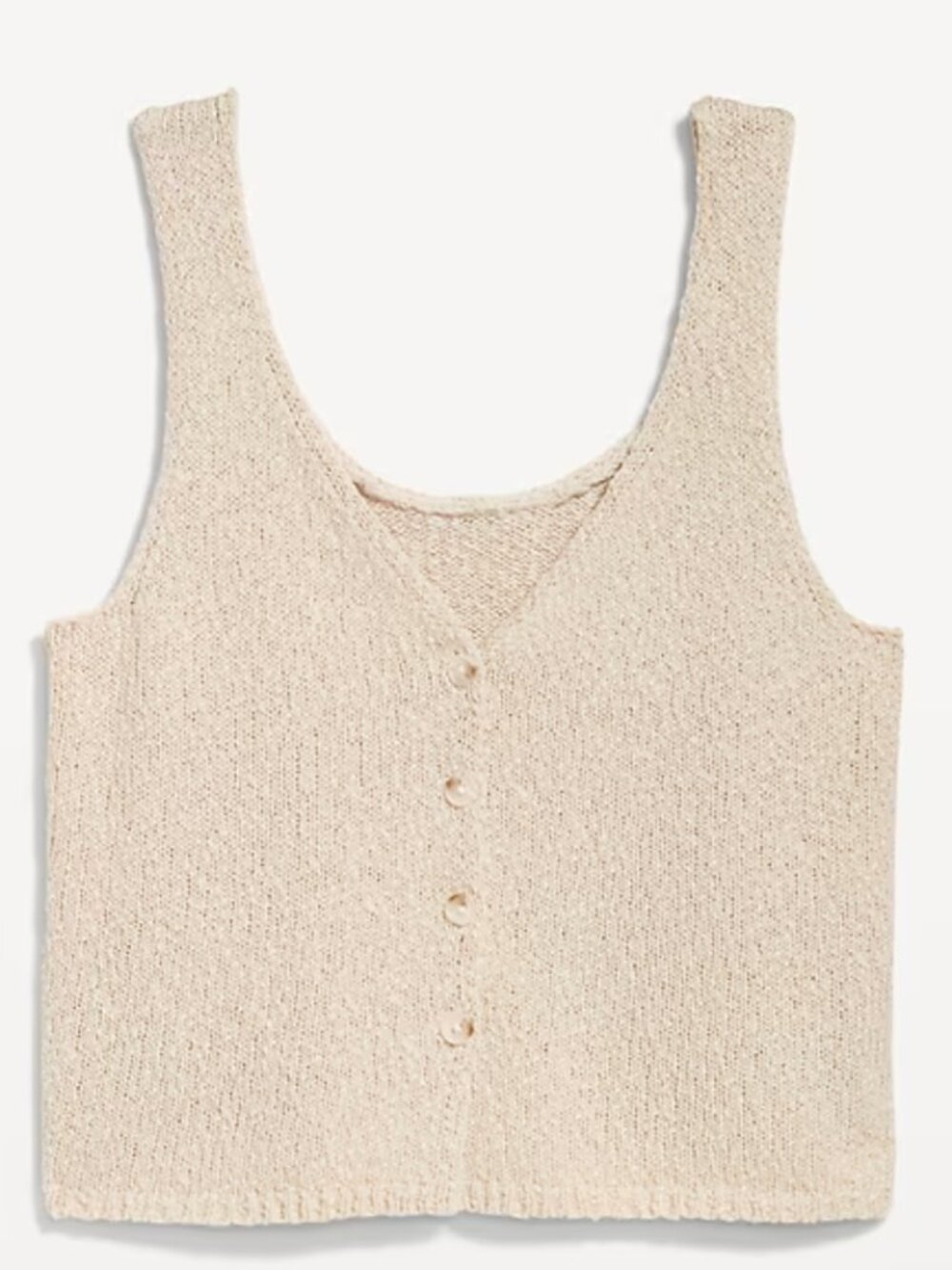Old Navy Button-Front Sweater Vest Wish Bone S